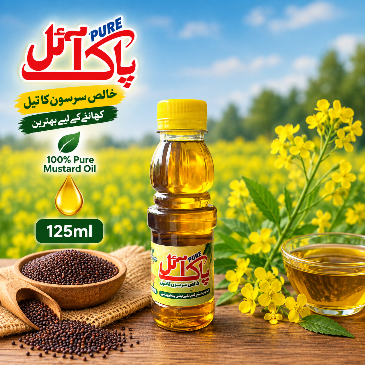 Mustard Oil-125ml Mustard Oil-125ml